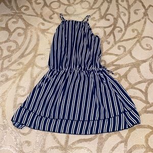 💕Vintage Havana Striped Tie Dress💕